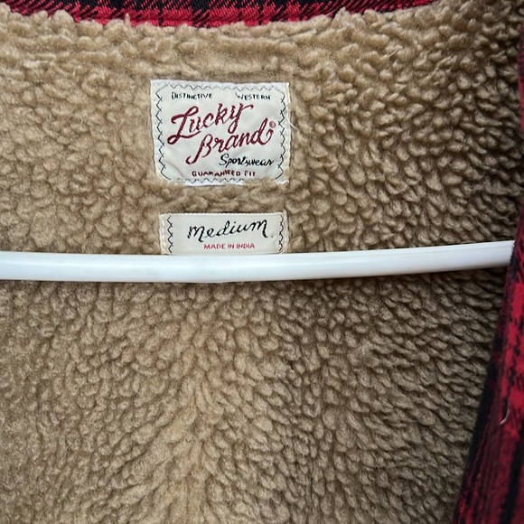 Men’s plaid flannel fleece line jacket - Picture 3 of 3